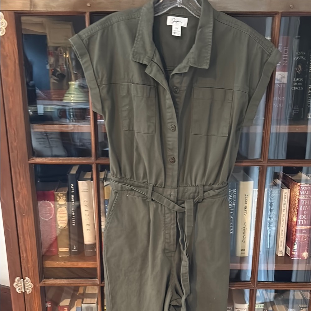 Japana Olive Green UTILITY JUMPSUIT